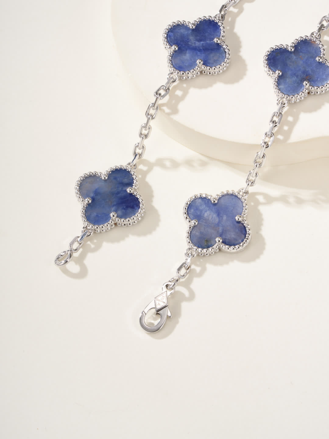 Van Cleef & Arpels Alhambra Blue Sapphire Bracelet